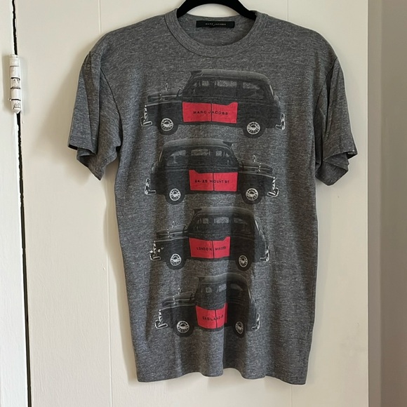 Vintage Marc Jacobs London Town British Taxi Tee - Picture 1 of 5